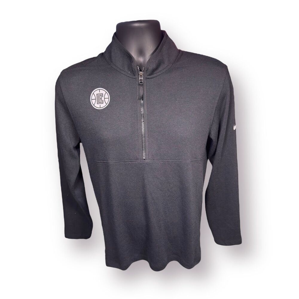 Nike‎ Dri-Fit LA Clippers half zip long sleeve jacket men’s size small